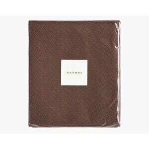 Natori Euro Pillow Euro Shams Set of 2 Shams 26x26" Treehouse Raisin Maroon